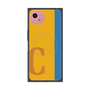 プレミアムスクエアケース with SnapMag［ オリジナル - initial color line - C orange ］