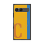 プレミアムスクエアケース with SnapMag［ オリジナル - initial color line - C orange ］