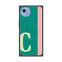 プレミアムスクエアケース with SnapMag［ オリジナル - initial color line - C green ］