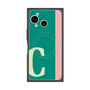 プレミアムスクエアケース with SnapMag［ オリジナル - initial color line - C green ］