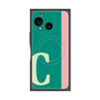 プレミアムスクエアケース with SnapMag［ オリジナル - initial color line - C green ］