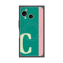 プレミアムスクエアケース with SnapMag［ オリジナル - initial color line - C green ］