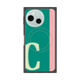 プレミアムスクエアケース with SnapMag［ オリジナル - initial color line - C green ］