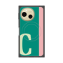 プレミアムスクエアケース with SnapMag［ オリジナル - initial color line - C green ］