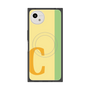 プレミアムスクエアケース with SnapMag［ オリジナル - initial color line - C yellow ］