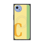 プレミアムスクエアケース with SnapMag［ オリジナル - initial color line - C yellow ］