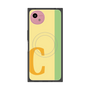 プレミアムスクエアケース with SnapMag［ オリジナル - initial color line - C yellow ］
