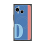 プレミアムスクエアケース with SnapMag［ オリジナル - initial color line - D blue ］