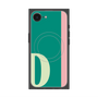 プレミアムスクエアケース with SnapMag［ オリジナル - initial color line - D green ］