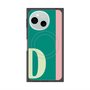 プレミアムスクエアケース with SnapMag［ オリジナル - initial color line - D green ］