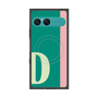 プレミアムスクエアケース with SnapMag［ オリジナル - initial color line - D green ］