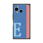 プレミアムスクエアケース with SnapMag［ オリジナル - initial color line - E blue ］