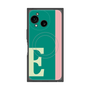 プレミアムスクエアケース with SnapMag［ オリジナル - initial color line - E green ］