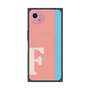 プレミアムスクエアケース with SnapMag［ オリジナル - initial color line - F pink ］