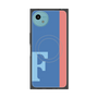 プレミアムスクエアケース with SnapMag［ オリジナル - initial color line - F blue ］