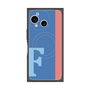 プレミアムスクエアケース with SnapMag［ オリジナル - initial color line - F blue ］