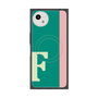 プレミアムスクエアケース with SnapMag［ オリジナル - initial color line - F green ］