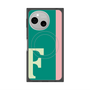 プレミアムスクエアケース with SnapMag［ オリジナル - initial color line - F green ］