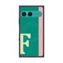 プレミアムスクエアケース with SnapMag［ オリジナル - initial color line - F green ］