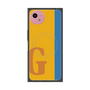 プレミアムスクエアケース with SnapMag［ オリジナル - initial color line - G orange ］