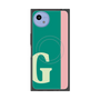プレミアムスクエアケース with SnapMag［ オリジナル - initial color line - G green ］
