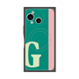 プレミアムスクエアケース with SnapMag［ オリジナル - initial color line - G green ］