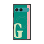 プレミアムスクエアケース with SnapMag［ オリジナル - initial color line - G green ］