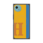 プレミアムスクエアケース with SnapMag［ オリジナル - initial color line - H orange ］