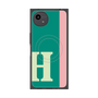 プレミアムスクエアケース with SnapMag［ オリジナル - initial color line - H green ］