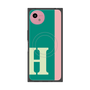 プレミアムスクエアケース with SnapMag［ オリジナル - initial color line - H green ］