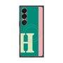 プレミアムスクエアケース with SnapMag［ オリジナル - initial color line - H green ］
