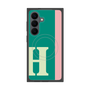 プレミアムスクエアケース with SnapMag［ オリジナル - initial color line - H green ］