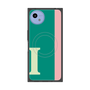 プレミアムスクエアケース with SnapMag［ オリジナル - initial color line - I green ］
