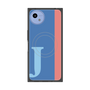 プレミアムスクエアケース with SnapMag［ オリジナル - initial color line - J blue ］