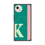 プレミアムスクエアケース with SnapMag［ オリジナル - initial color line - K green ］