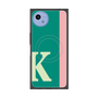 プレミアムスクエアケース with SnapMag［ オリジナル - initial color line - K green ］