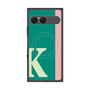 プレミアムスクエアケース with SnapMag［ オリジナル - initial color line - K green ］