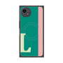 プレミアムスクエアケース with SnapMag［ オリジナル - initial color line - L green ］