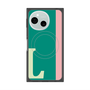 プレミアムスクエアケース with SnapMag［ オリジナル - initial color line - L green ］