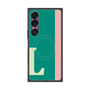 プレミアムスクエアケース with SnapMag［ オリジナル - initial color line - L green ］