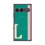 プレミアムスクエアケース with SnapMag［ オリジナル - initial color line - L green ］