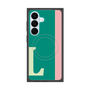 プレミアムスクエアケース with SnapMag［ オリジナル - initial color line - L green ］
