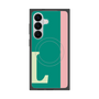 プレミアムスクエアケース with SnapMag［ オリジナル - initial color line - L green ］