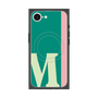 プレミアムスクエアケース with SnapMag［ オリジナル - initial color line - M green ］