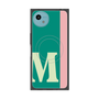 プレミアムスクエアケース with SnapMag［ オリジナル - initial color line - M green ］