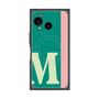 プレミアムスクエアケース with SnapMag［ オリジナル - initial color line - M green ］