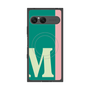 プレミアムスクエアケース with SnapMag［ オリジナル - initial color line - M green ］