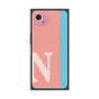プレミアムスクエアケース with SnapMag［ オリジナル - initial color line - N pink ］