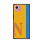 プレミアムスクエアケース with SnapMag［ オリジナル - initial color line - N orange ］