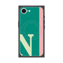 プレミアムスクエアケース with SnapMag［ オリジナル - initial color line - N green ］